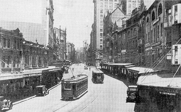 图 8 乔治大街，悉尼，1920年代后期。